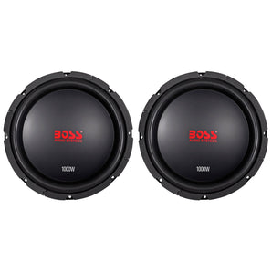 (2) Boss Audio CXX104DVC 10" 2000 Watt Car Stereo Subwoofers Dual-4 Ohm Subs