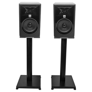 Pair JBL 305P MkII 5" Powered Studio Monitor Monitoring Speakers+21" Stands