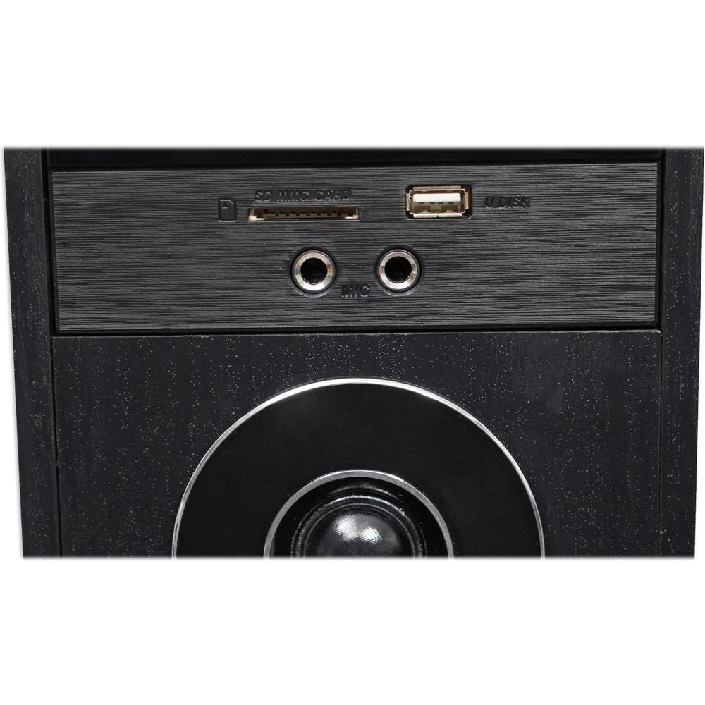 Rockville All-in-one Bluetooth Home Theater/Karaoke Machine System with (2) Mics