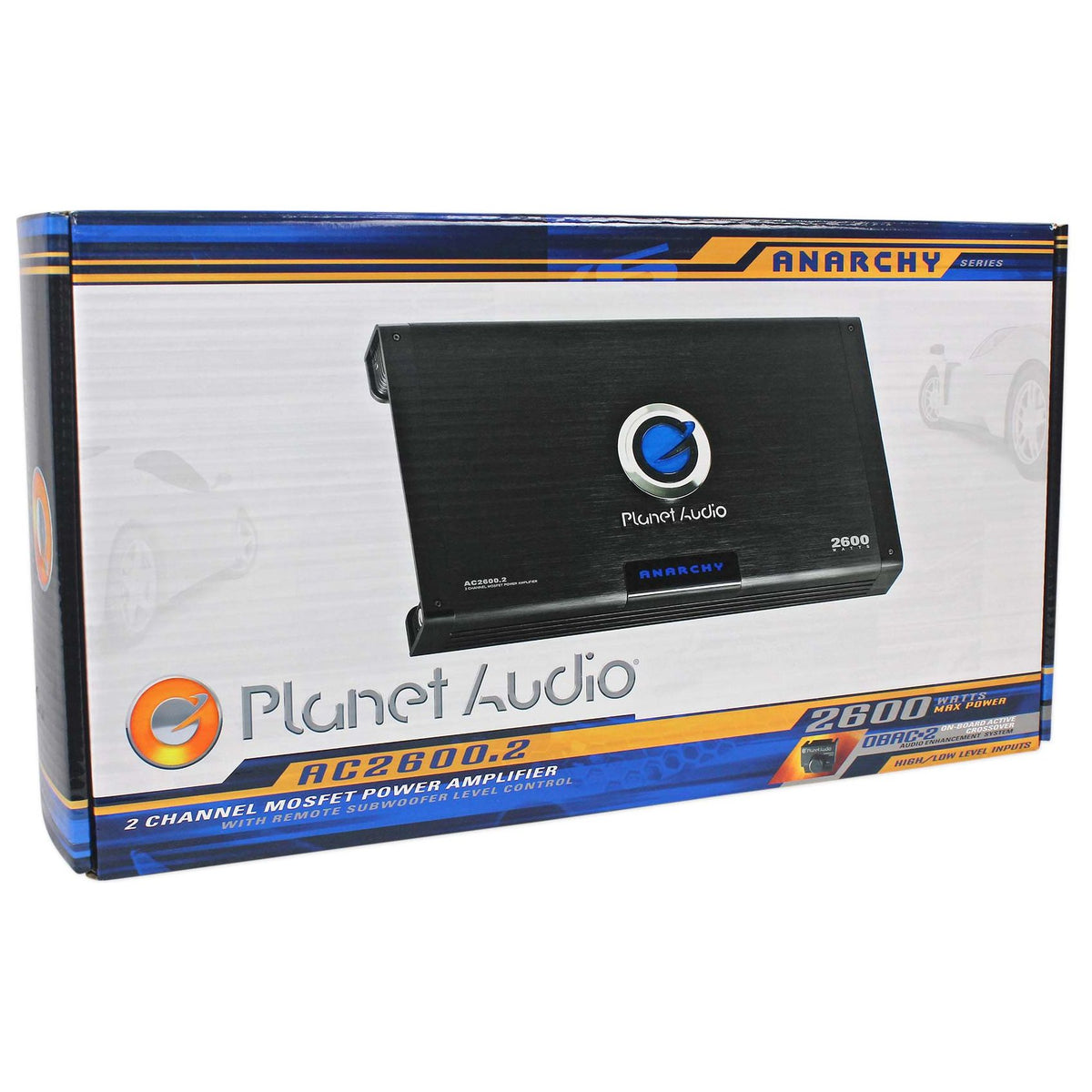 Anarchy AC2600.2 2600W 2-Channel Car Amplifier