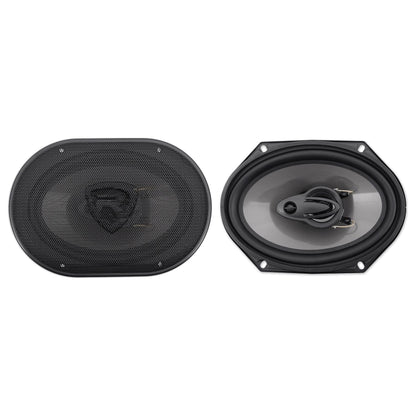 F-150EX-09A Sub + (4) 6x8" Speakers + 4-Channel Amp