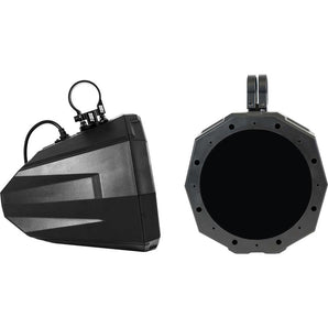 (2) 8" Roll Cage Roll Bar Tower Speaker Pods Enclosures for Polaris RZR/XP/XP4