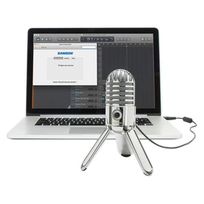 Samson Podcast Recording Podcasting Microphone+Studio Headphones+Cables+Case